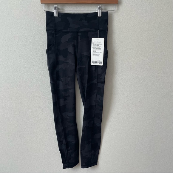 NWT Lululemon Invigorate High Rise Tight 25" Heritage 365 Camo Pockets Size 4 - Picture 2 of 13